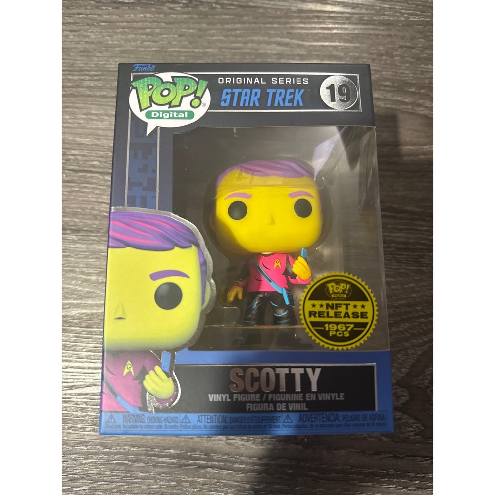 Funko Pop Digital Star Trek Scotty 19 Release Limited 1967 Pcs Legendary
